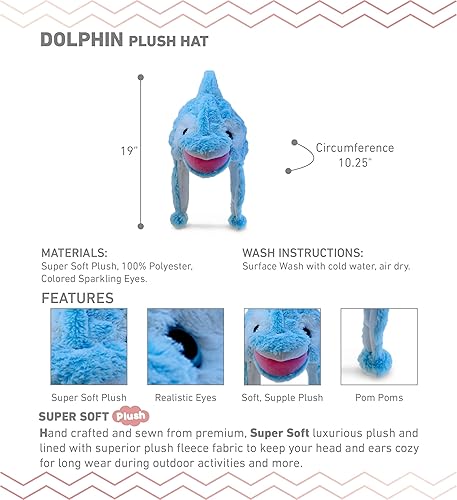 Miniatura 74 de Puzzled Sombrero de felpa de alce marrón, sombrero súper suave y cálido con orejeras, acogedor sombrero de invierno de forro polar para niños