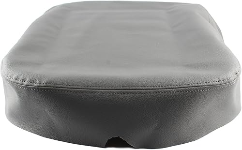 Miniatura 4 de AUTOKAY Funda sintética de piel para consola central de reposabrazos para Dodge Ram 2002-2008 (gris)