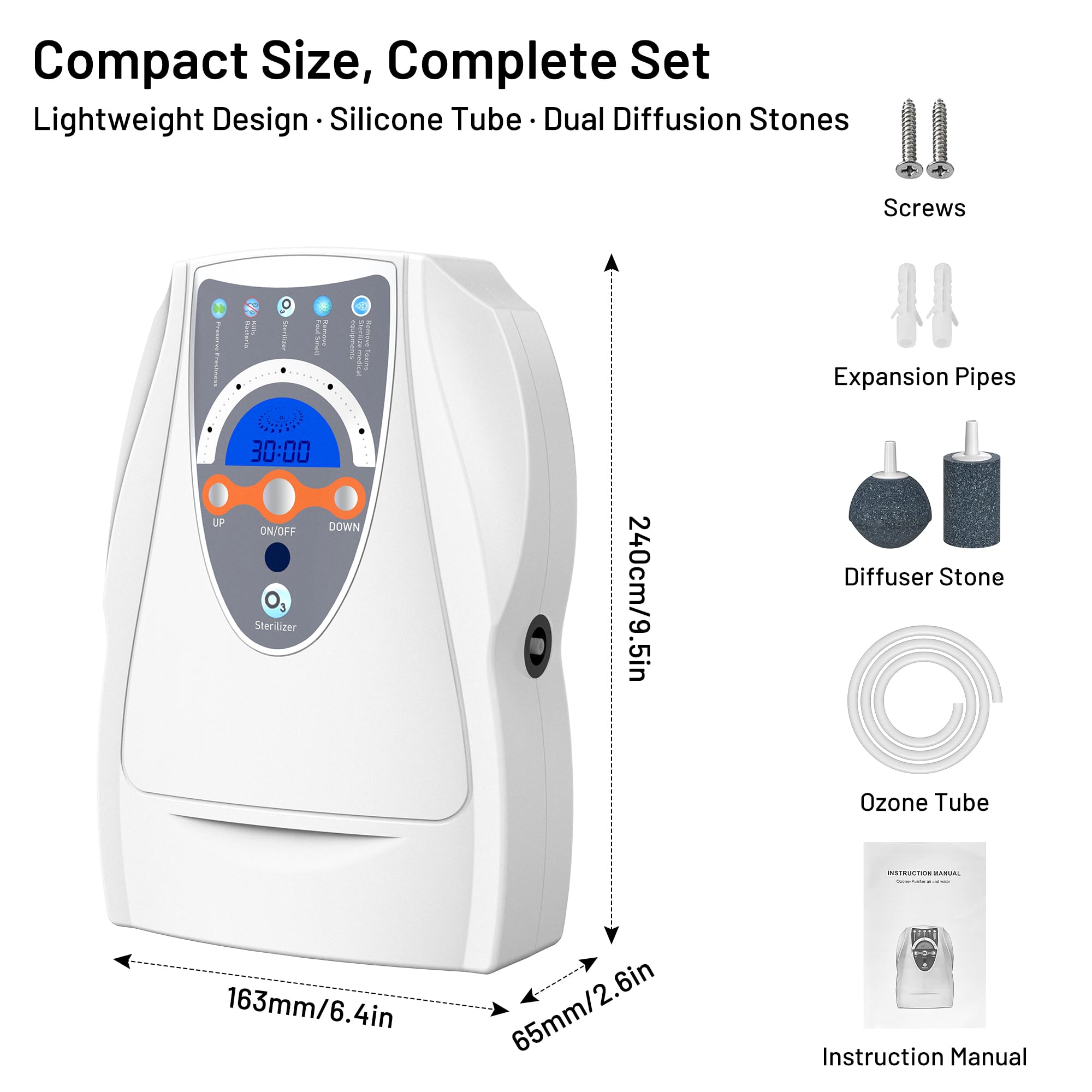 Amazon | オゾンマシンジェネレーター タイマー付き多機能 500mg/h
