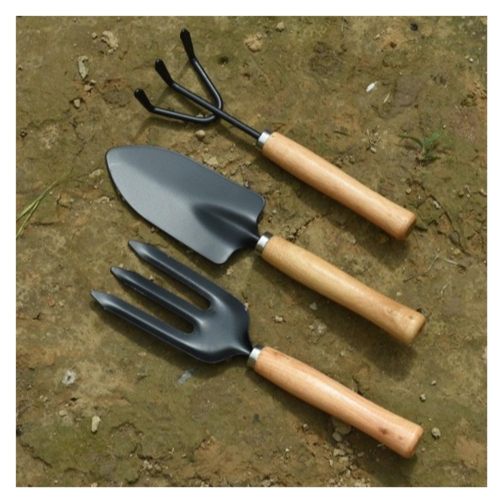 11 Teile/Satz Professionelle Garten Hand Werkzeug Set Handheld Ergonomische Griff Gartenbau Pflanzen Werkzeuge Nicht-Slip Rostfrei Vielseitig Einfach Zu Bedienen(Style B)