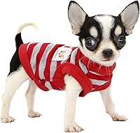Vista 13 de Lophipets camisas para perros pequeños 100% algodón a rayas para cachorros perros Chihuahua