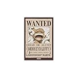 ABYstyle - One Piece Standard Magnet Wanted Luffy