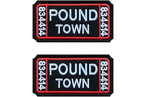 2 Pcs Ticket to Pound Town Patch, Funny Meme Tactical Patch, Moral...