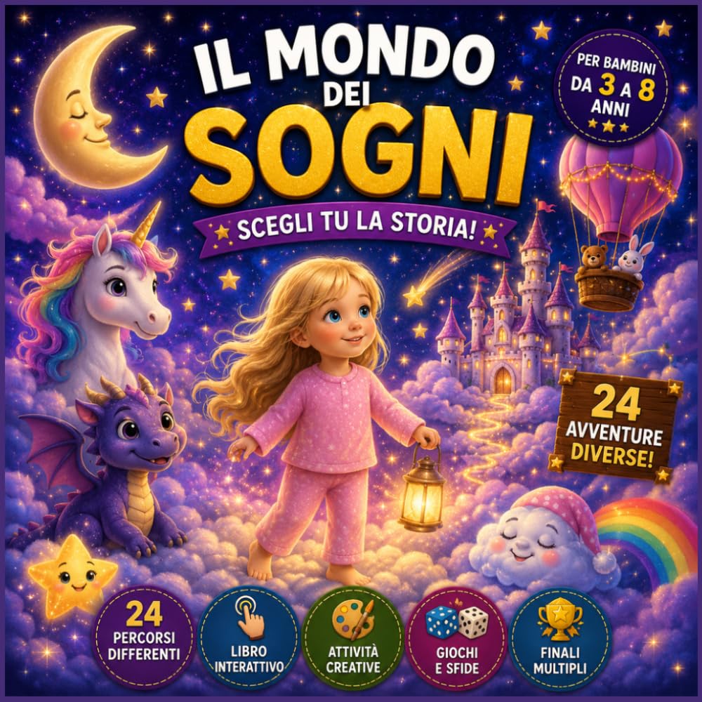 IL MONDO DEI SOGNI: Scegli tu la storia! (SCEGLI TU LA STORIA! È la promessa principale di questa collana di libri.)