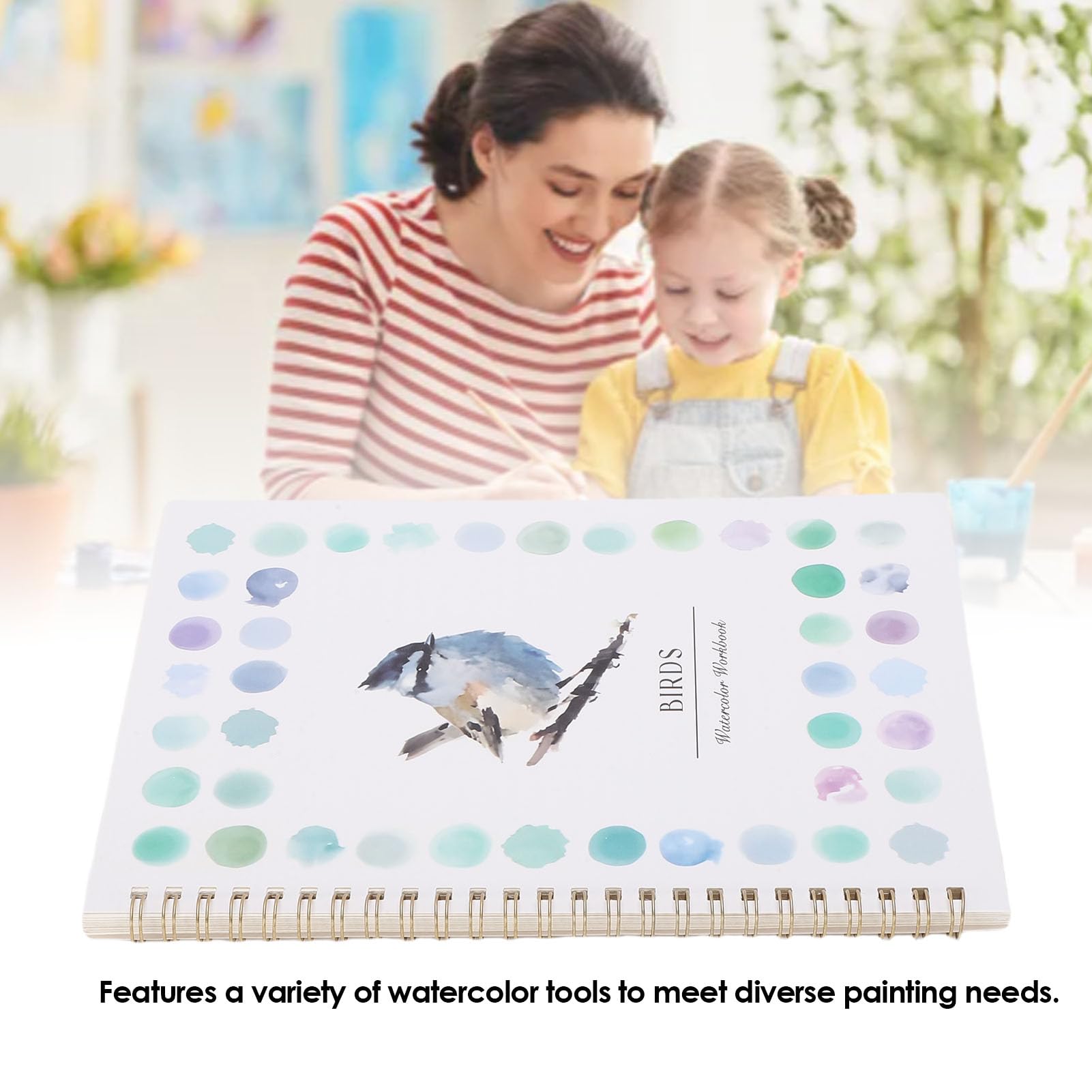 Cahier d'exercices d'aquarelle, livre de peinture à l'aquarelle, livre Cahier d'exercices d'aquarelle, livre de peinture à l'aquarelle, livre