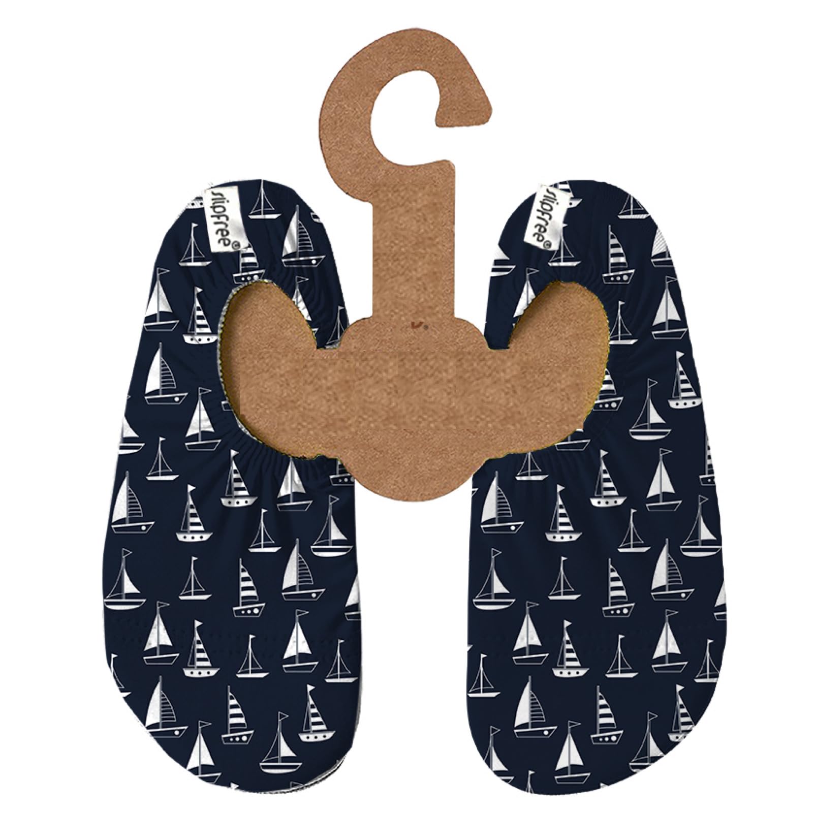 Slipfree Mens' Water Shoes, Non-Slip, Aqua Socks, Lightweight, Quick Dry (Yacht, US Footwear Size System, Adult, Men, Numeric Range, Medium, 3.5, 4.5)