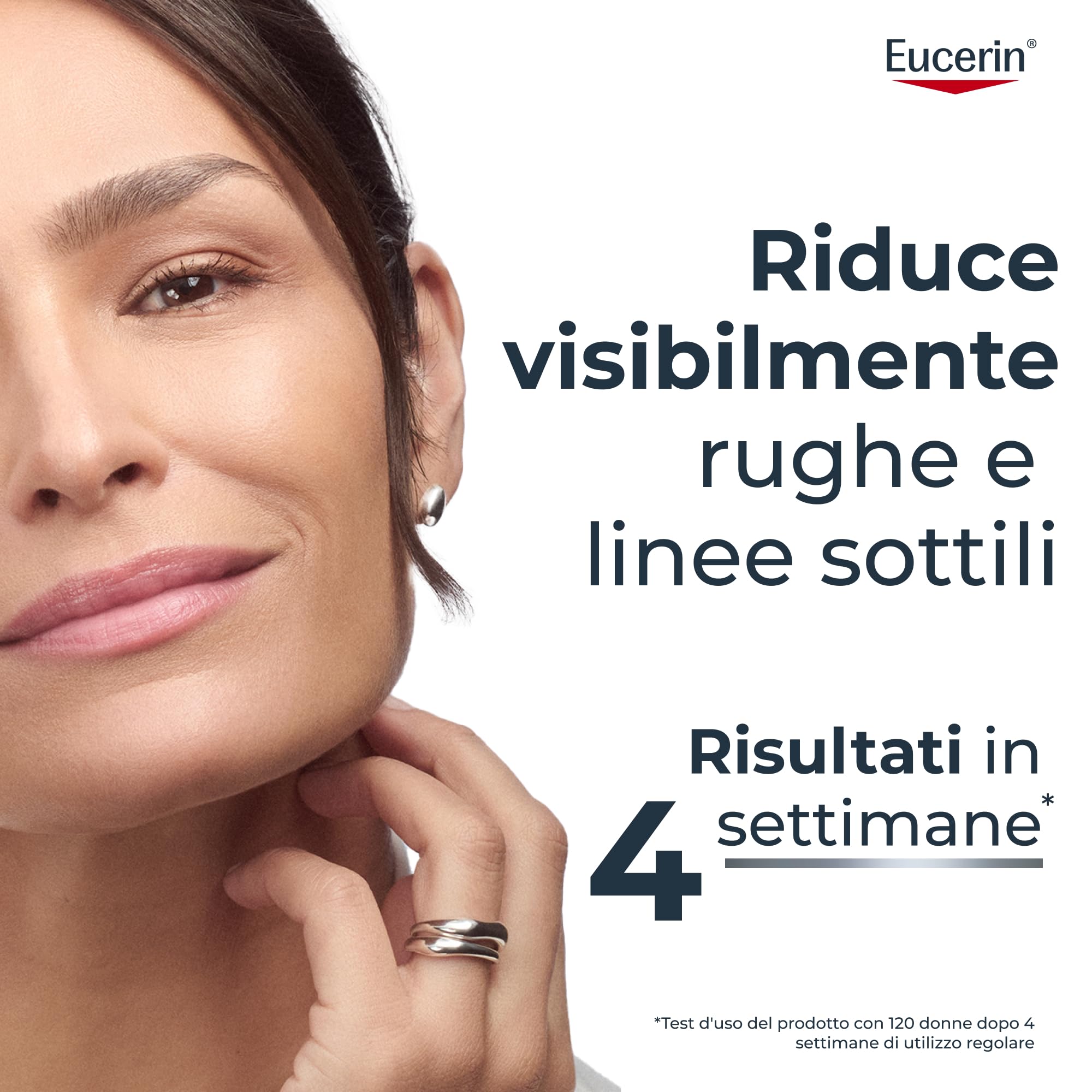 Eucerin Hyaluron-Filler Crema Giorno SPF 30 50 ml, Crema viso antirughe e idratante, Formula con Acido Ialuronico per una pelle ringiovanita adatta per tutti i tipi di pelle