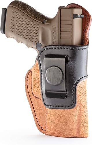 Miniatura 7 de 1791 Funda de cuero para pistola  Funda IWB  Funda de cuero premium para diestros  Compatible con Glock 23, 29, 30, 38  Sig Sauer P220 P226 P229,