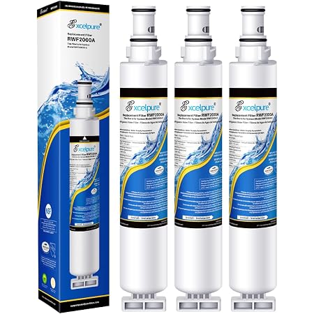 Waterdrop 3-Pack Refrigerator Water Filter – Replacement For Kenmore 9915, Advanced Carbon Block, Lead-Free