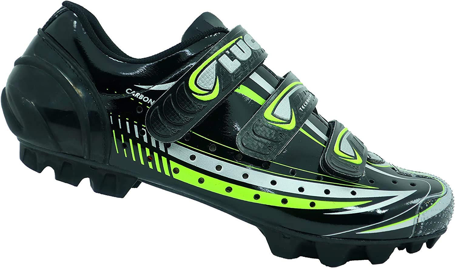 LUCK Scarpe da Ciclismo Master, con Suola in Carbonio e Tripla Striscia per Un Supporto Perfetto