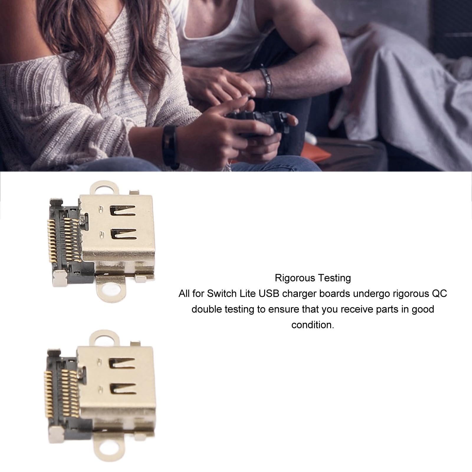 2 Piezas para Puerto de Carga Lite, Enchufe de Cargador USB C para Lite HDH 001, Puerto de Enchufe de Cargador de Conector de Base USB C para Lite HDH001