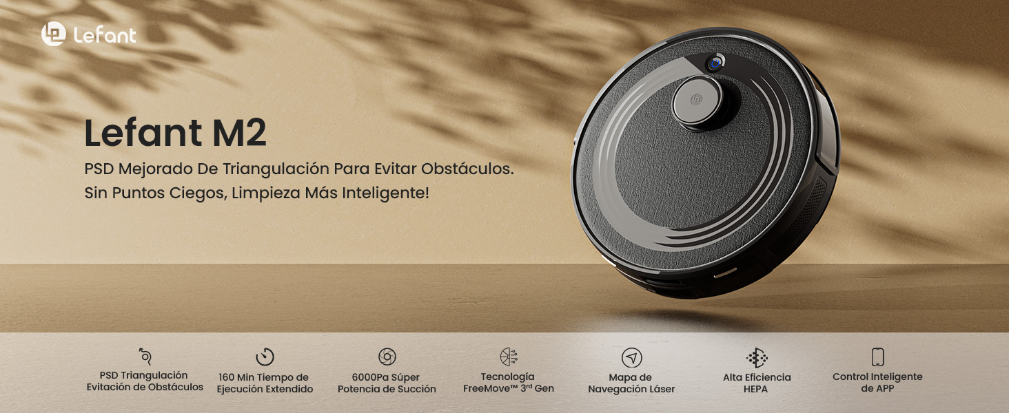 M2 Robot Aspirador y Fregasuelos