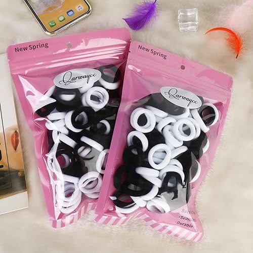 Vista 29 de Bandas de pelo infantiles lazos para el pelo del bebé (color oscuro)