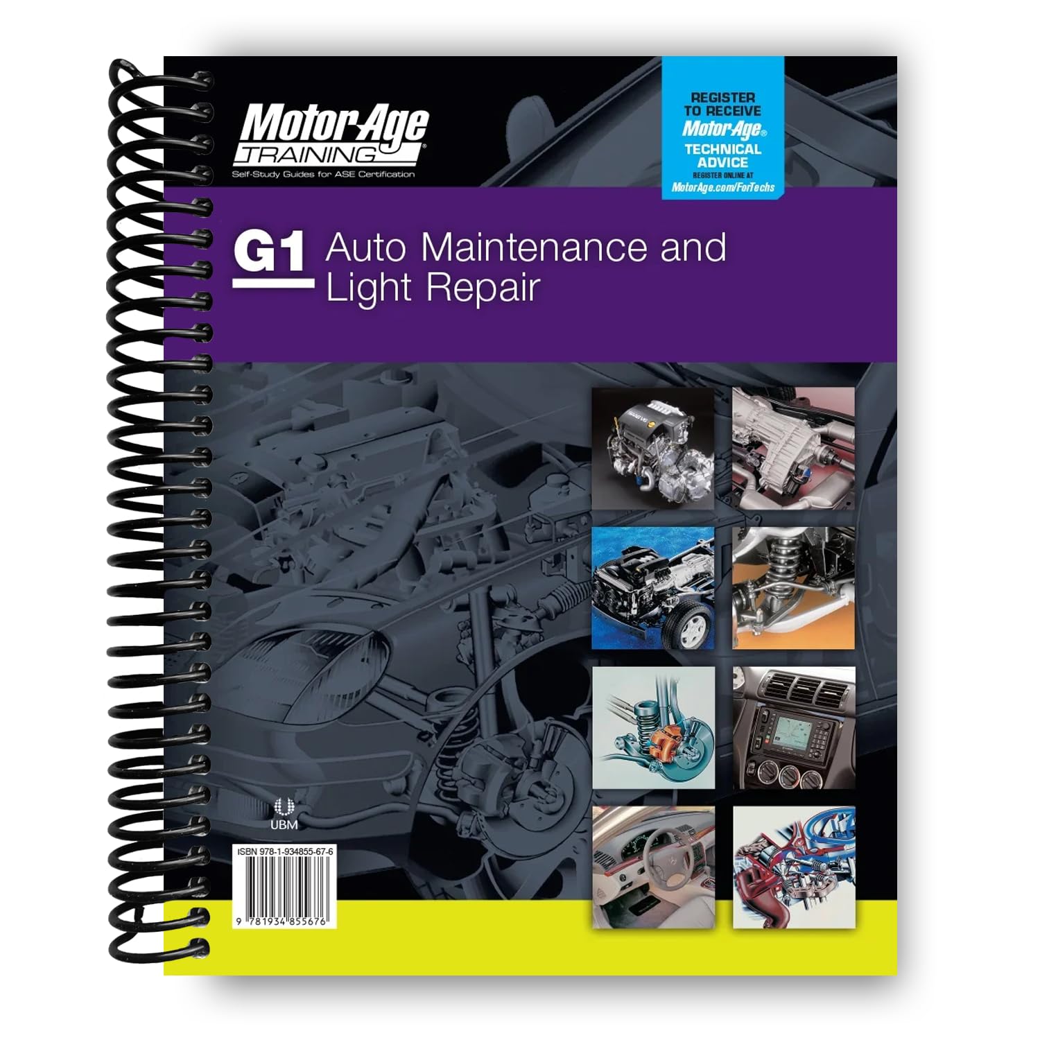 By Motor Age Staff ASE G1 Study Guide - Auto Maintenance and Light Repair (Motor Age Training) [Paperback] Spiral-bound – January 1, 2016
