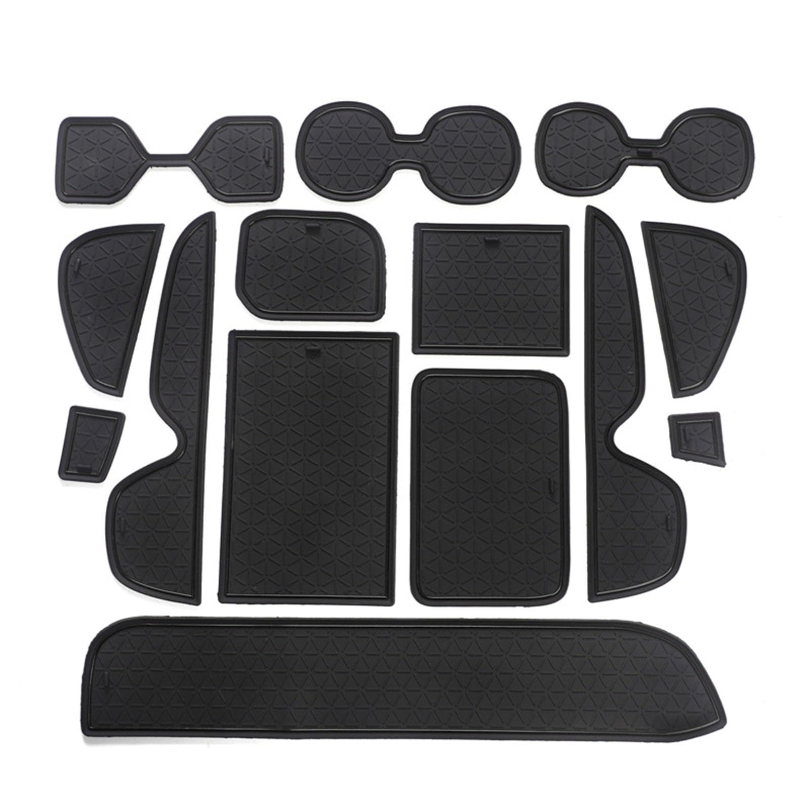 ahhccne Rubber Mats for Centre Console for Toyota RAV4 2019-2022, LHD Rubber Mats for Centre Console