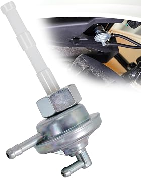 Fuel Pump Valve Petcock w/Filter Low-Tension Switch Replacement for GY6 50cc 60cc 80cc 125cc 150cc ATV Go Kart Moped Scooter