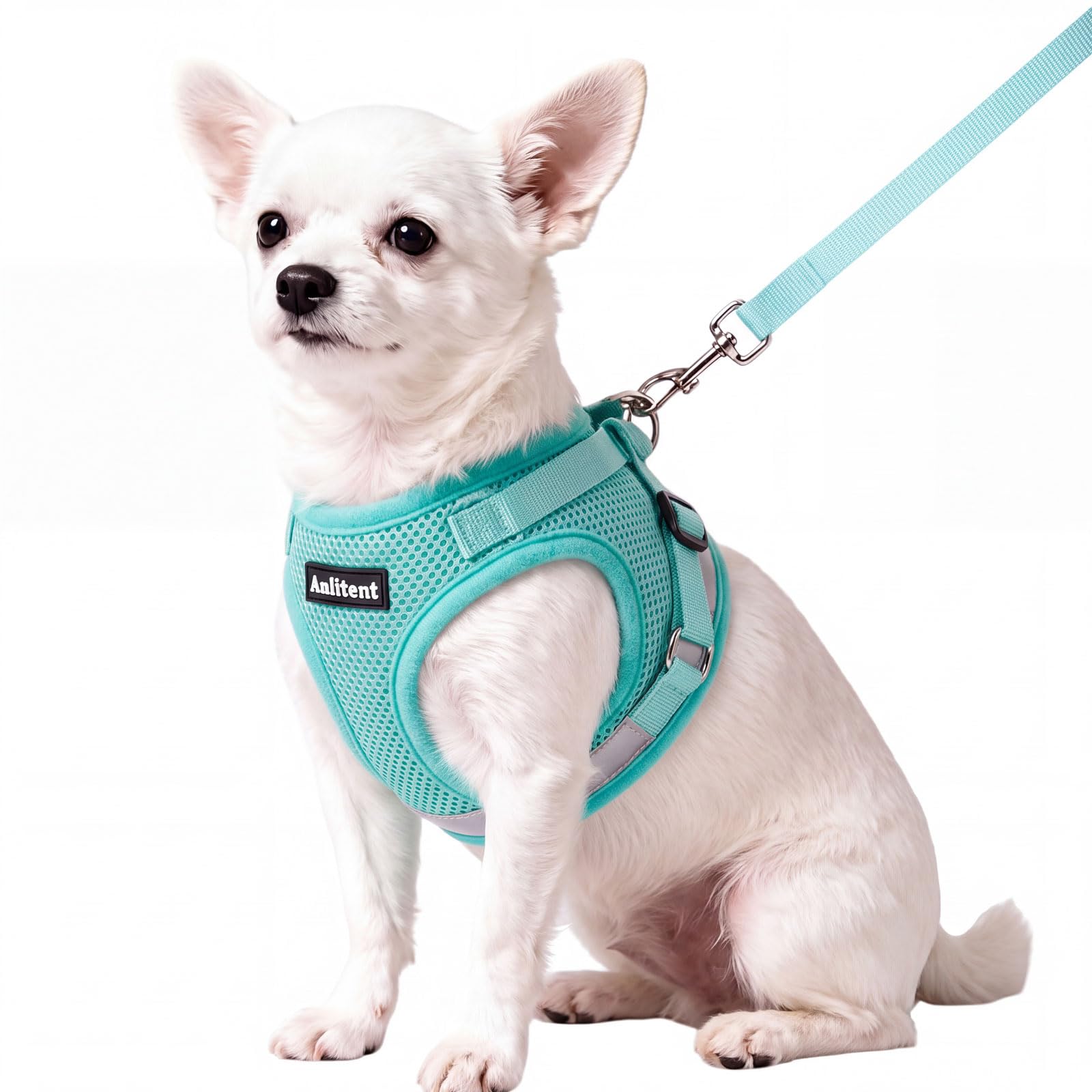Anlitent Dog Harness and Lead Set,XL - 7.5-10kg