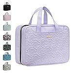 Everfun Hanging Travel Toiletry Bag Christmas Gifts for Women Traveling With Leakproof Compartment Makeup Cosmetic Organizer Dopp Kit Travel Accessories Essentials Must Have