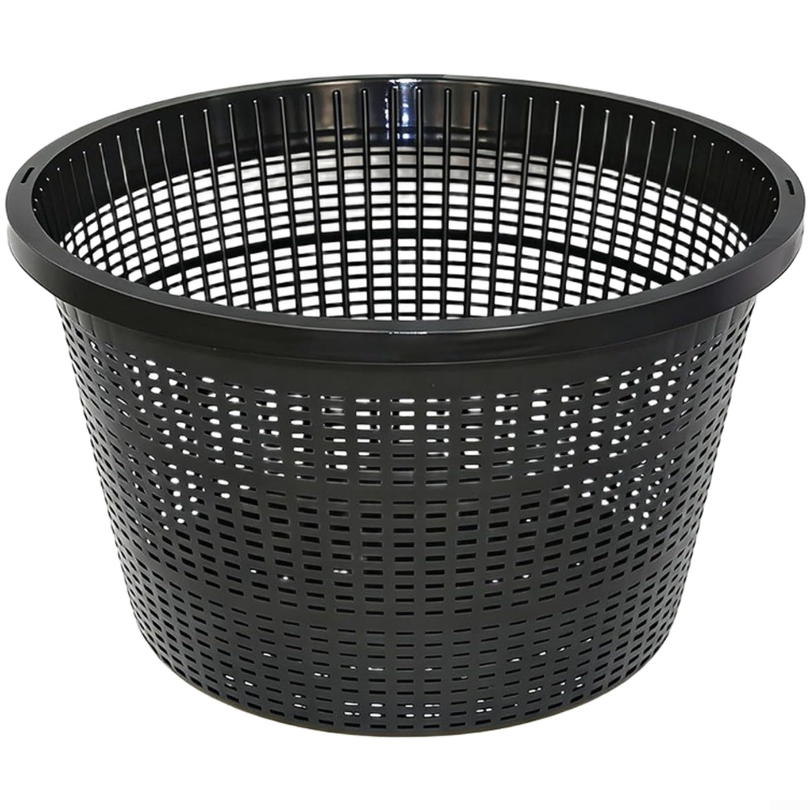 Contenitore per piante acquatiche per il controllo delle radici dello stagno, 21,6 cm, rotondo, a rete, nero (5 pezzi)