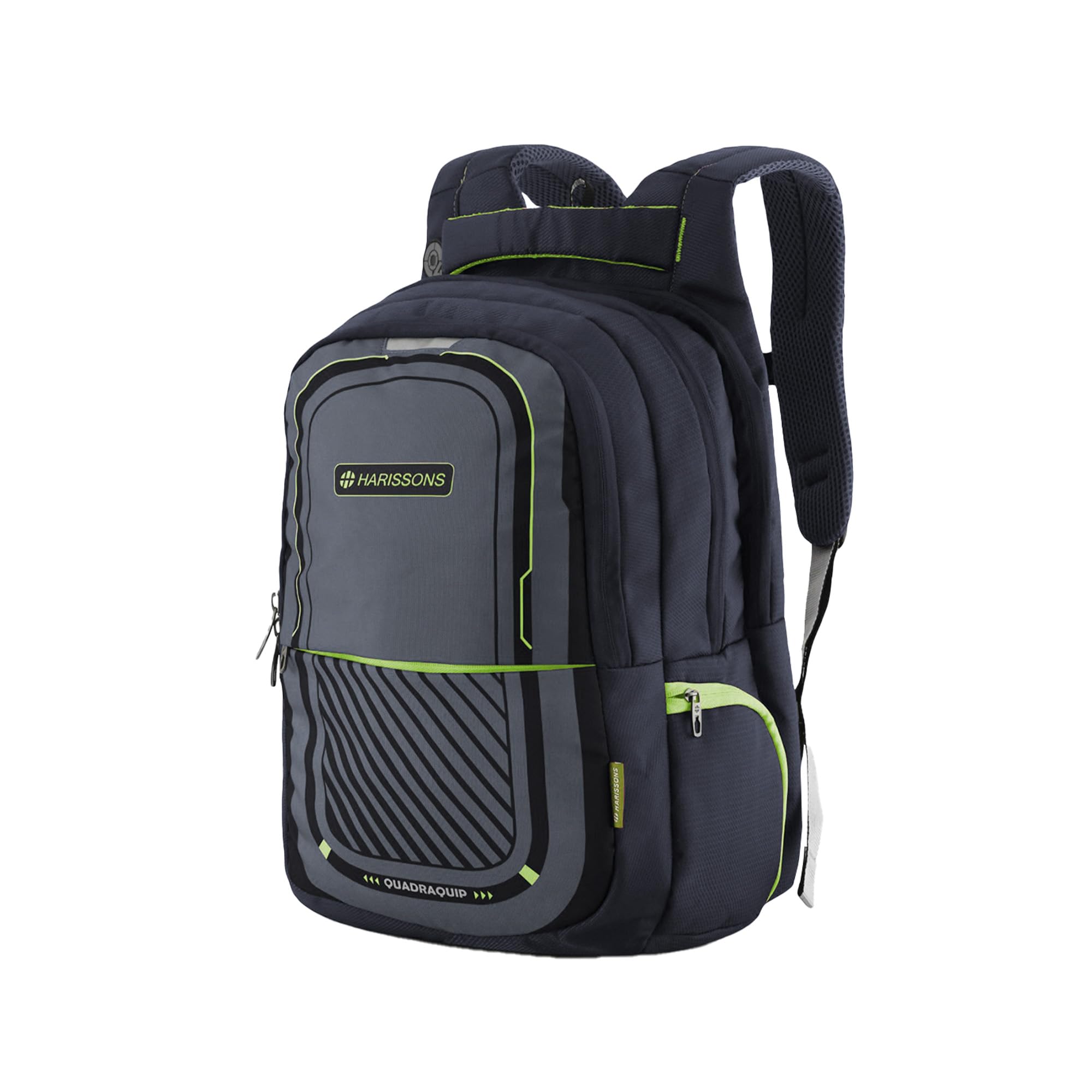 HARISSONS Verge Men’s Travel Laptop Backpack | Fits 15.6" Laptop | 40L Lightweight | USB Port, Water-Resistant, Hidden Pocket, Luggage Strap | Work, Commute & Travel