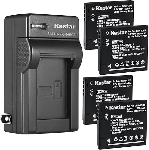 Miniatura 9 de Kastar Cargador de batería de pared AC para Panasonic Lumix DMC-TS25, Lumix DMC-TS30, Lumix DMC-FH2, Lumix DMC-FH4, Lumix DMC-FH5, Lumix DMC-FH6,