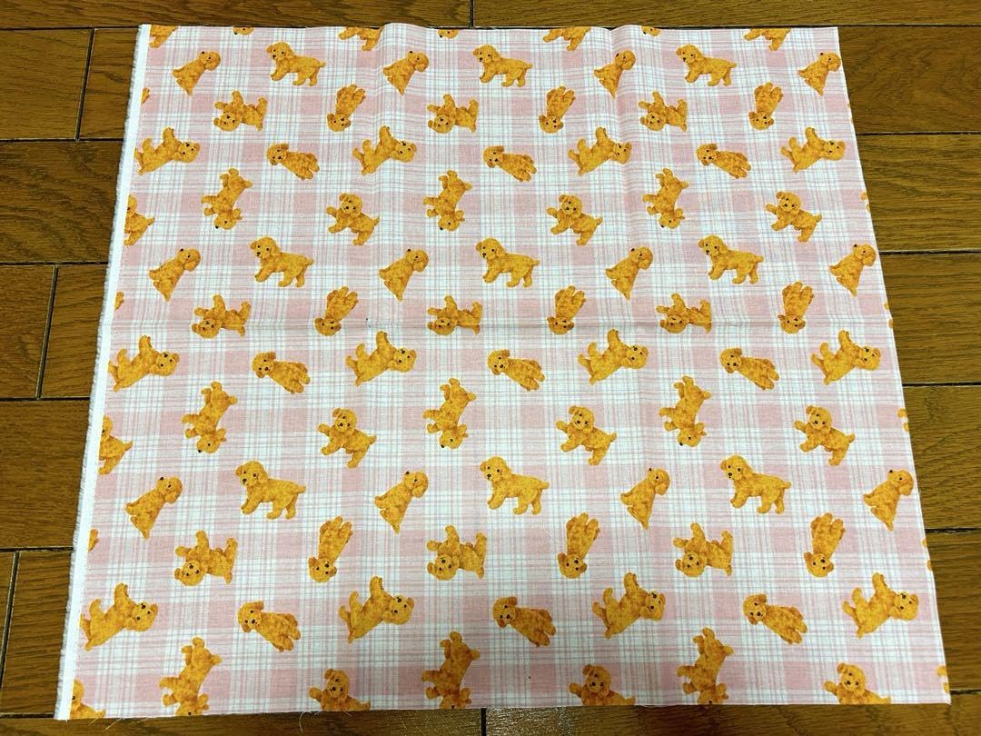 Amazon | 57.トイプードル 生地 はぎれ | 布・生地 通販