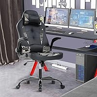 Vista 15 de Silla de computadora para videojuegos, silla de computadora de carreras, silla de oficina ajustable, silla de escritorio moderna, silla ergonómica