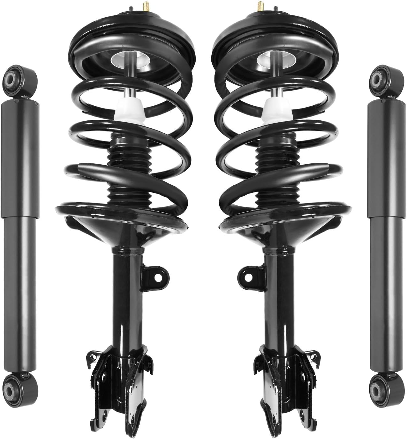 COMPLETESTRUTS - Front Complete Strut Assemblies with Coil Springs and Rear Shock Absorbers Replacement for 2001-2002 Acura MDX - Set of 4