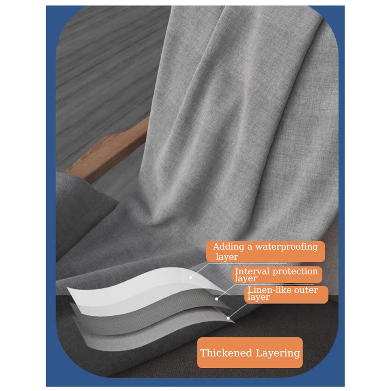 Cortina de Ducha Magnética Antimoho Impermeable con Presa de Agua para Ducha, Cortinas de Ducha de Tela Lavables de Alta Resistencia para Baño, 230g/m², Gris, 80x180cm