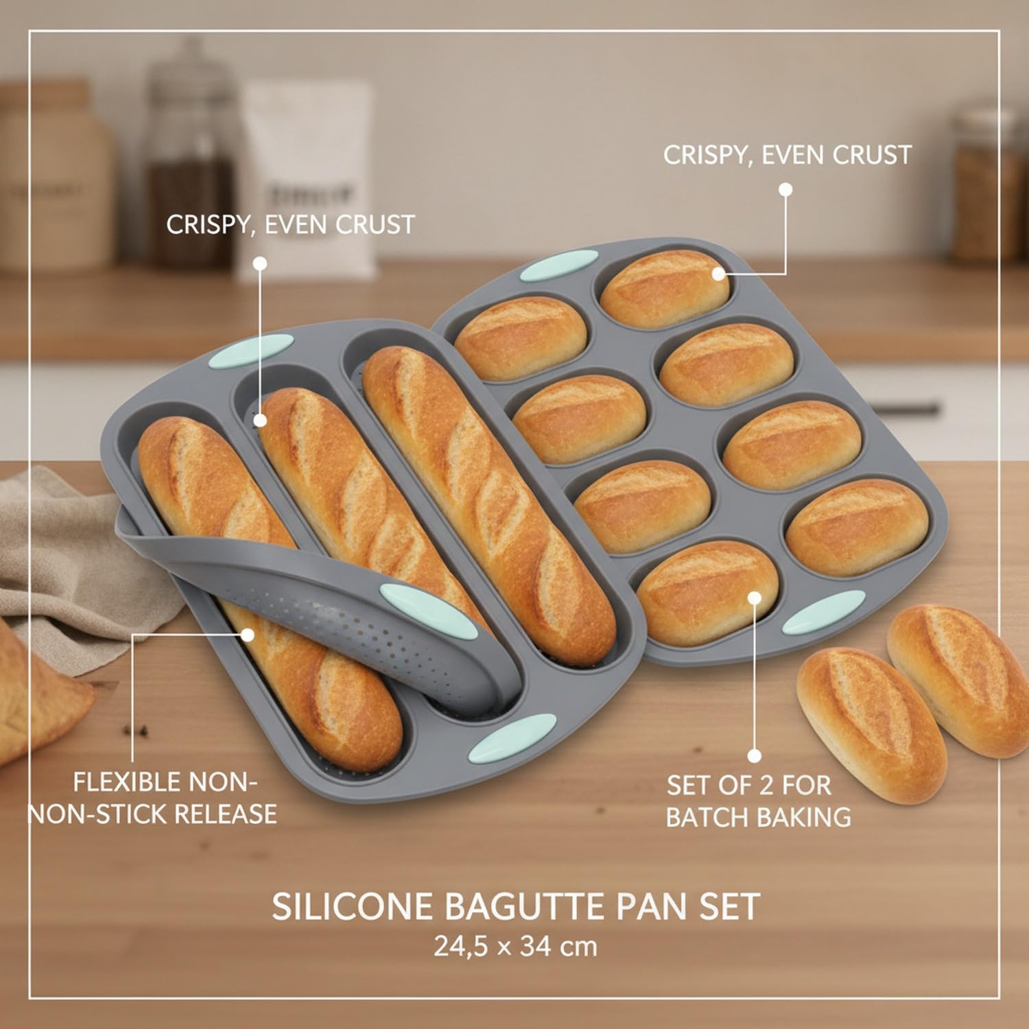 Silicone Baguette Pans