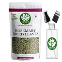 Go Vegan Rosemary Leaves for Hair Growth and Seasoning, 100g | Food Grade With Mist Spray and Comb Cap for Rosemary Water, Zipper Pouch 100gm gallery image