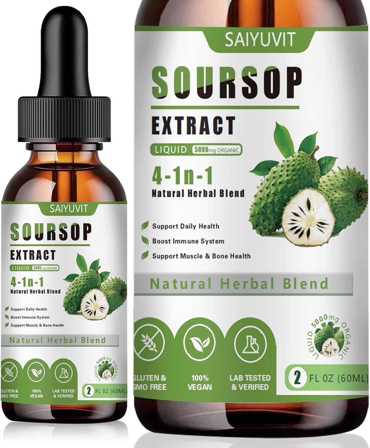 Amazon.com: Soursop Bitters Liquid, Immune Boost, Relaxation, Liver and ...