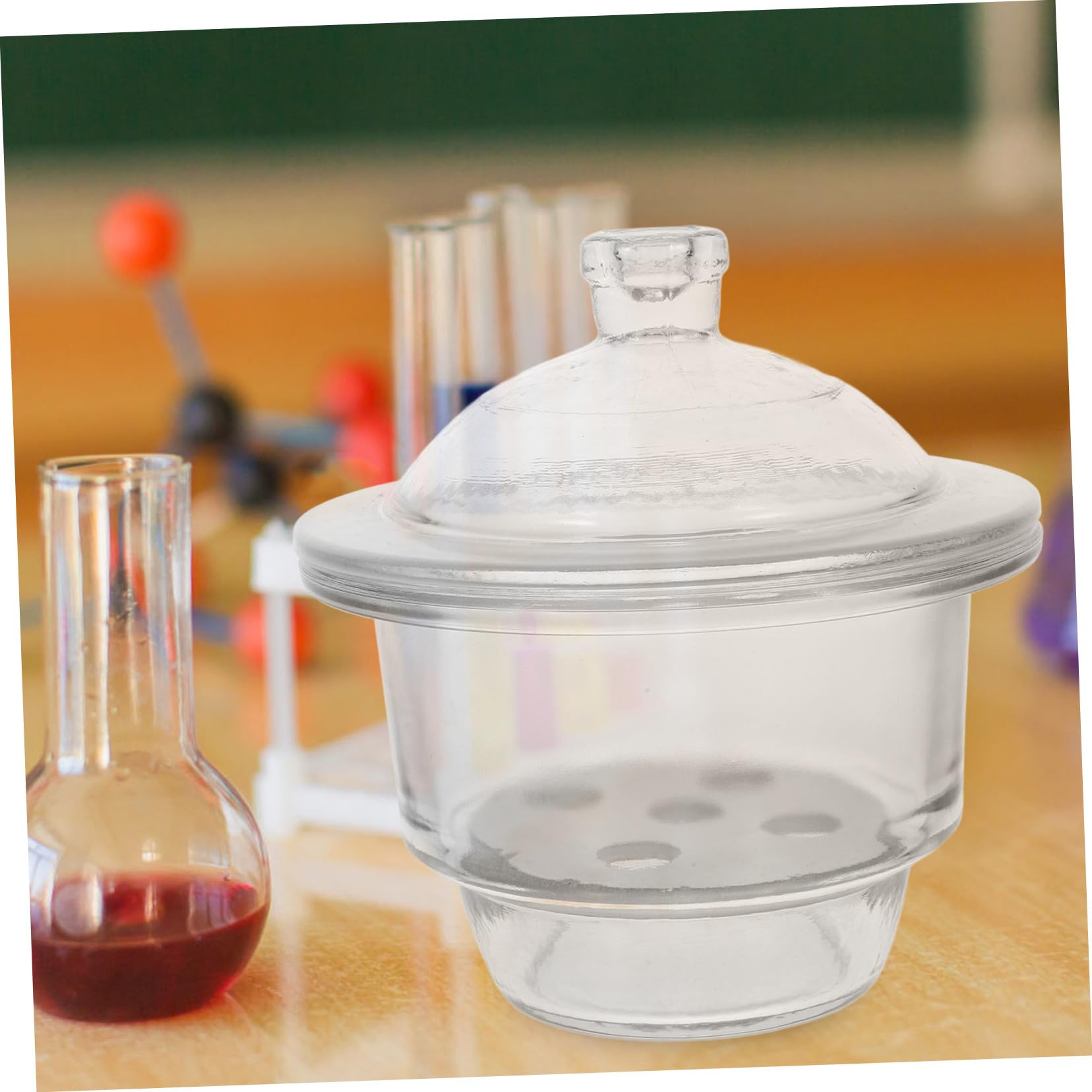 Vakuum Exsikkator Glas Trocknerflasche 150mm Mit Chemischer Beständigkeit Langlebiges Labor Glas Mit Korrosionsschutz Zum Trocknen Und Lagern