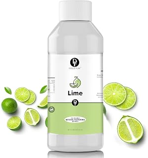 Dolce Flav Natural Lime Extract – 8 Ounce Oil-Soluble Kosher, Sugar-Free, Concentrated Citrus Lime Flavor for Candy, Chocolates & Desserts
