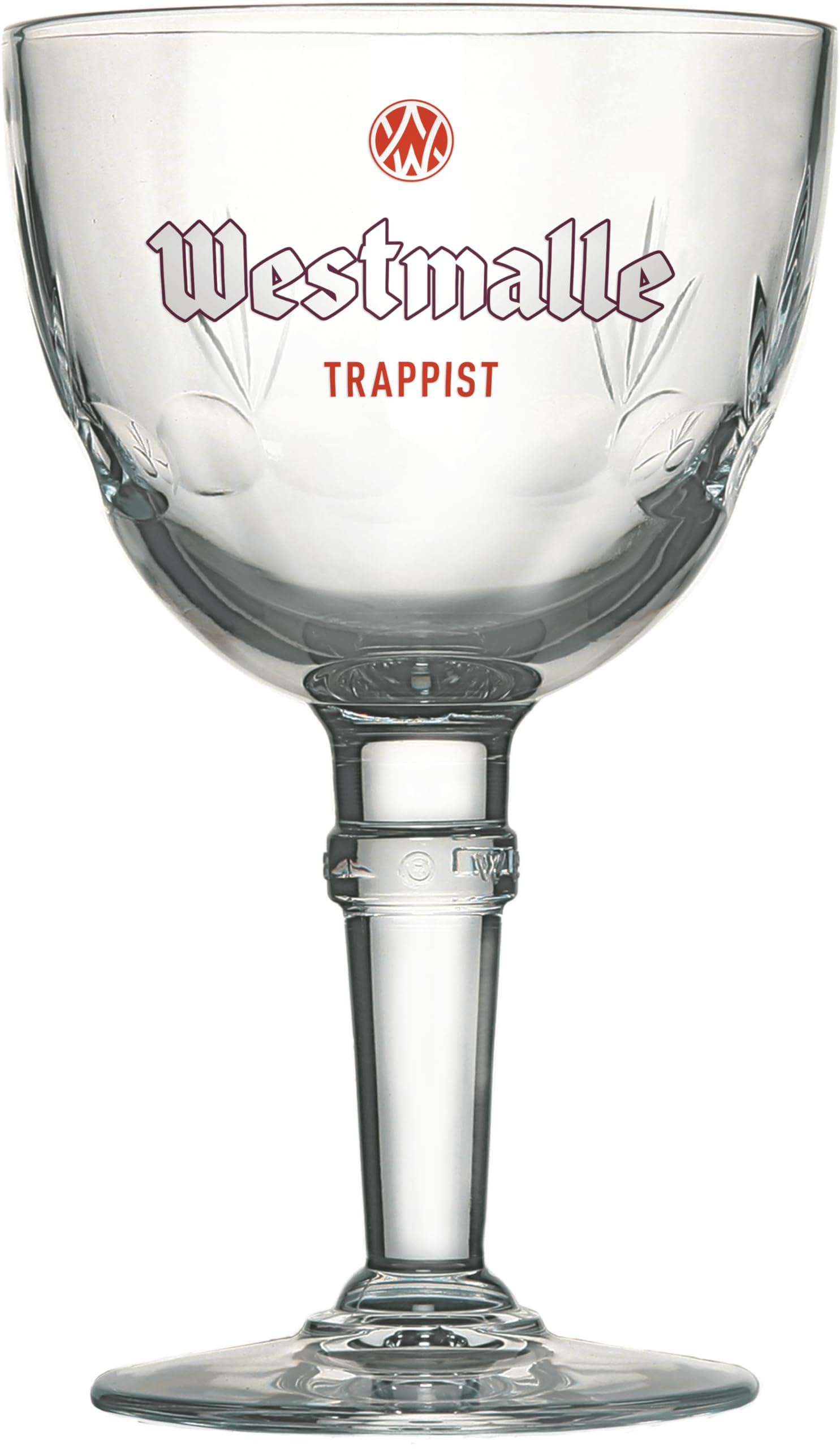 Westmalle Belgica Cerveza Trappist Glass Vaso de Cerveza 33cl (Set de 2)