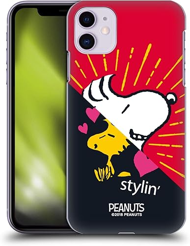 Miniatura 287 de Head Case Designs Carcasa rígida con licencia oficial de Peanuts Snoopy Pirate Halfs and Laughs compatible con Apple iPhone 15 Snoopy Pirata,Charlie