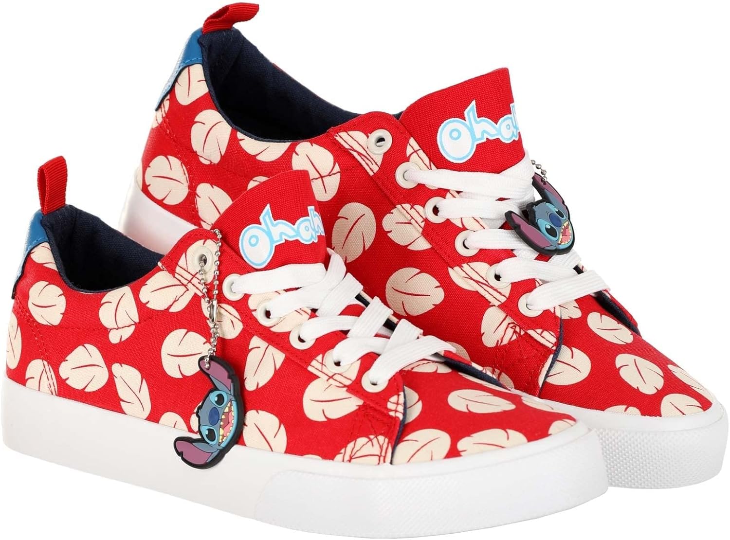 Disney Lilo & Stitch Low-Top Red Unisex Shoes