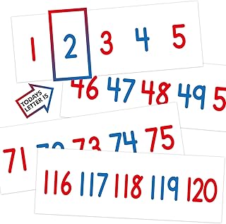 25 Pieces Number Line for Classroom Wall Number Lines Classroom Borders 0-120 Laminated Number Line Boarder Number Line with Color Coded Even and Odd Numbers for Homeschool Classroom Decoration