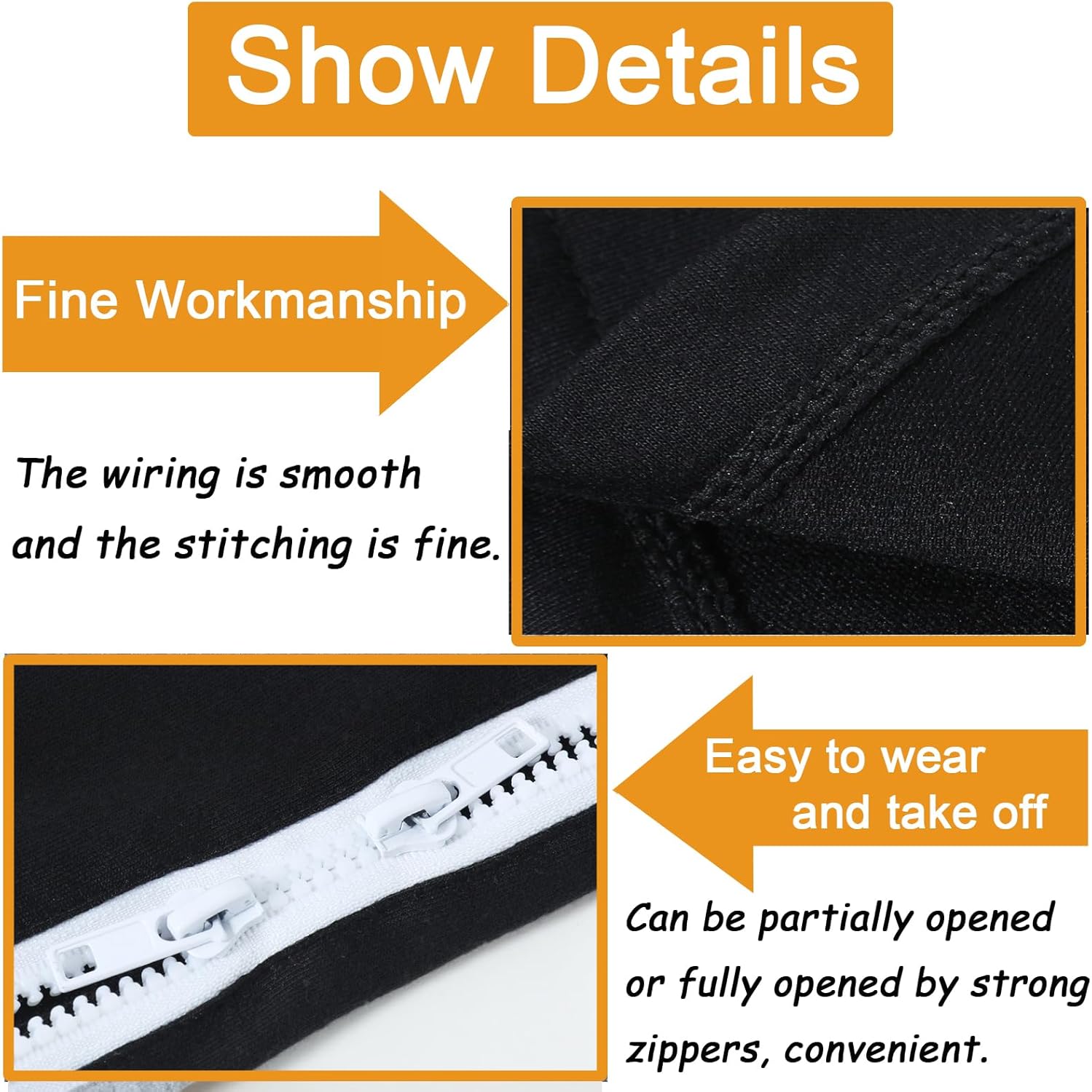Tearway Mens Post Surgery Pants 2 Side Zippers Basketball Sweatpants Tear Way Pants Bedridden Patient Clothing - Image 4