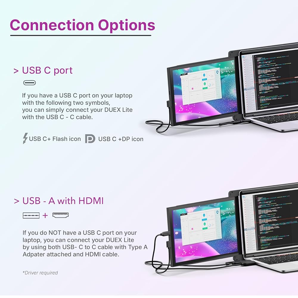 Amazon.com: New Mobile Pixels Duex Plus DS Portable Monitor