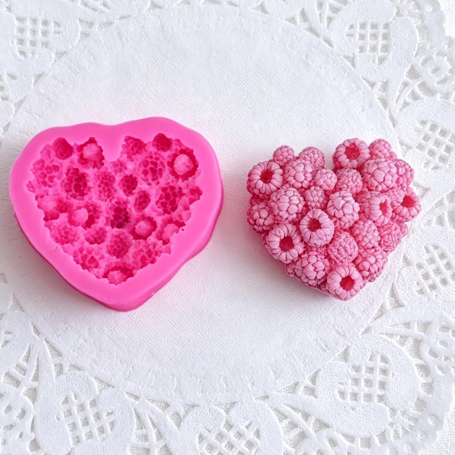 Shape Raspberry Silicone Kitchen Baking Accessories Perfect for Baking Candy Soap and Making Kitchen Accessories