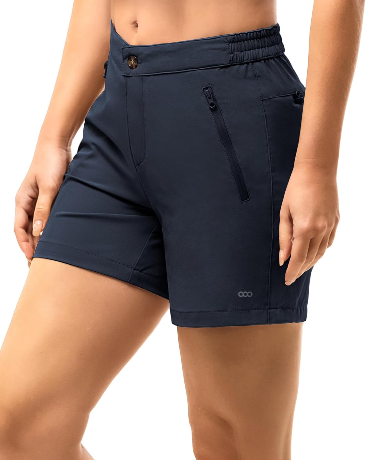 33,000ft Womens Golf Shorts 5 Inch Inseam Quick Dry Ladies Stretch Packable Hiking Casual with 4 Pockets