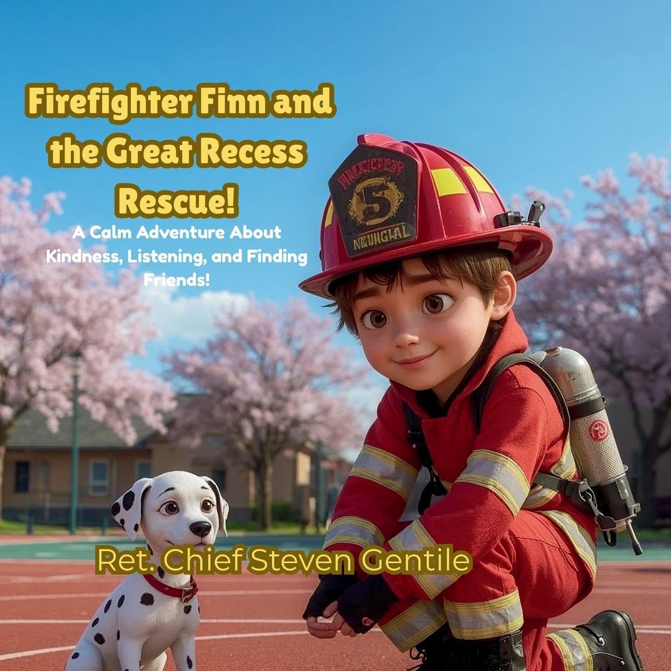Firefighter Finn and the Great Recess Rescue!: A Calm Adventure About Kindness, Listening, and Finding Friends! (Firefighter Finn Fun Adventures)