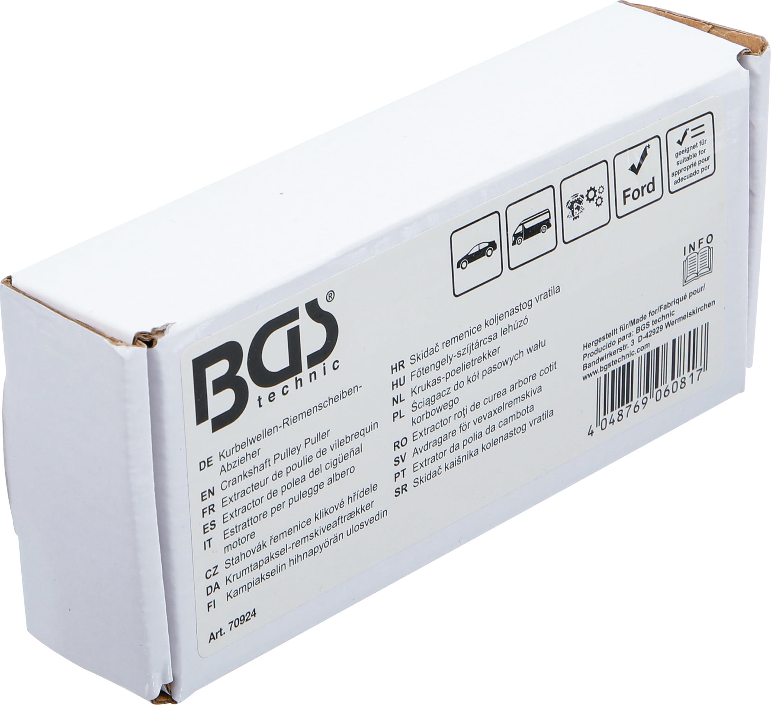 BGS 70924 | Ściągacz do kół pasowych wału korbowego | dla Ford 2.0 Ecoblue TDCi