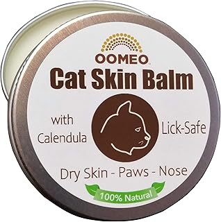 OOMEO Cat Skin Balm - Moisturising, Unscented, Lick-safe - 100% natural - As good as any cream