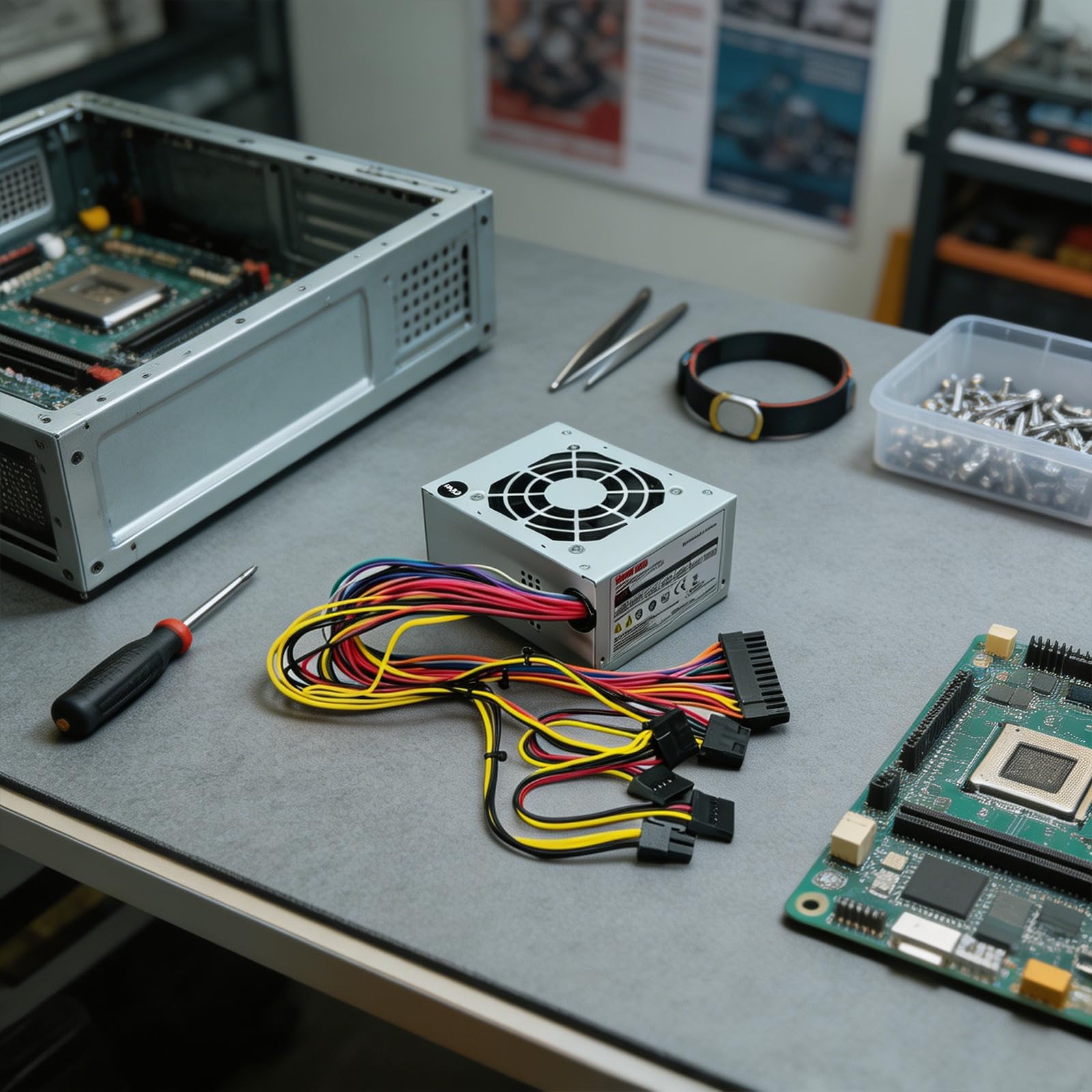 Affidabile Alimentatore per Computer MATX250 da 250 W per Case Piccole Dimensioni e Dotato funzioni Sicurezza Termica Alimentatore ITX