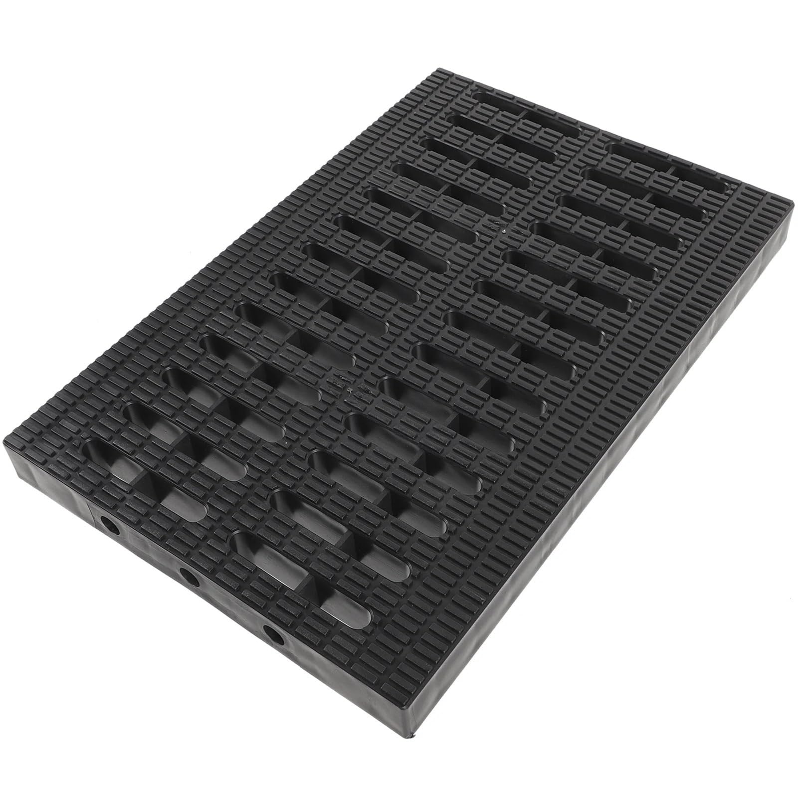 Garden Drainage, 2PCS Rectangular Sewer Cover Plate Outdoor Drain Grate Trench Water Drainage Grates Plastic For Drain Hoppers