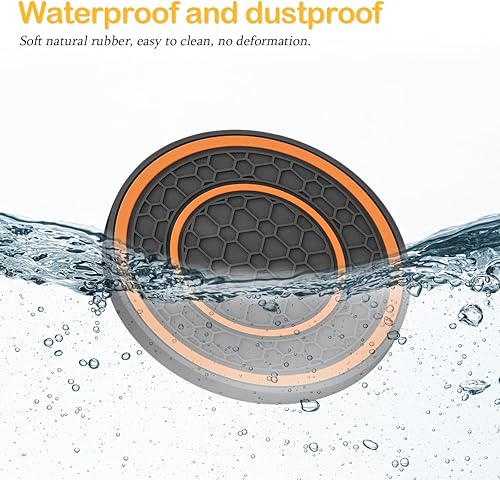 Miniatura 3 de Paquete de 2 posavasos de automóvil para portavasos de automóvil de 2.75 pulgadas, antideslizantes, antipolvo, universales, impermeables, con