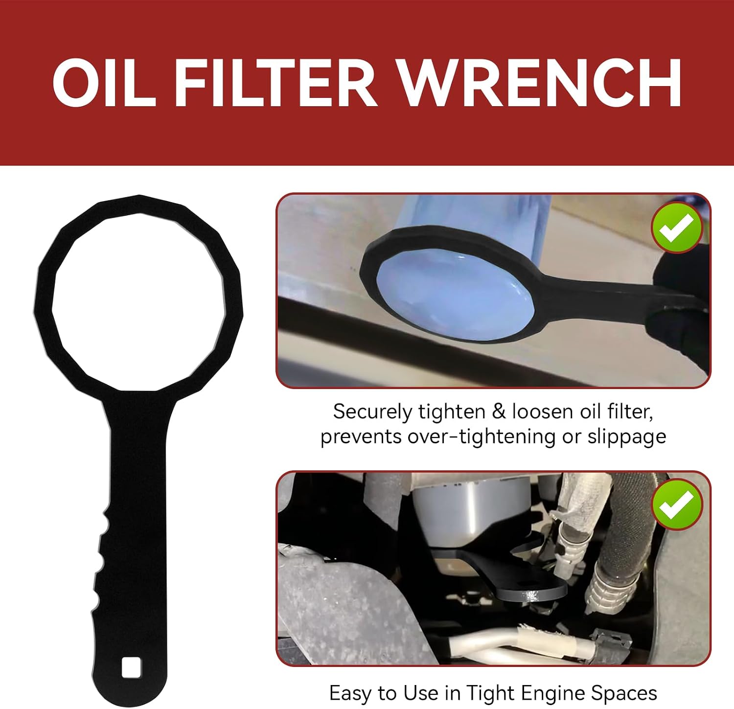 ERETOW Oil Filter Wrench for Dodge Ram 5.9L 6.7L Cummins Turbo Diesel