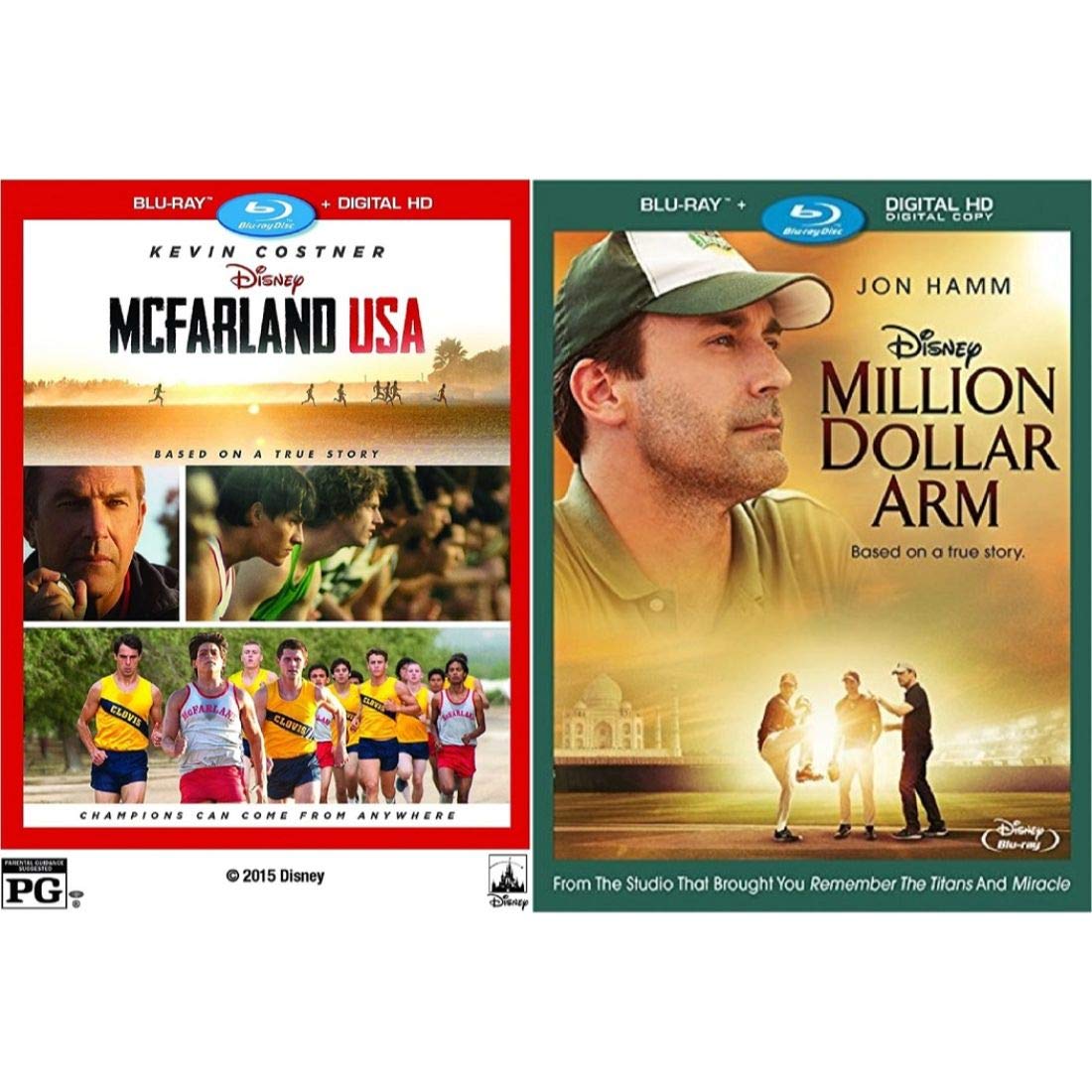 McFarland Million Dollar Arm (2 Disc Blu Ray Set) Jordan Ubuy